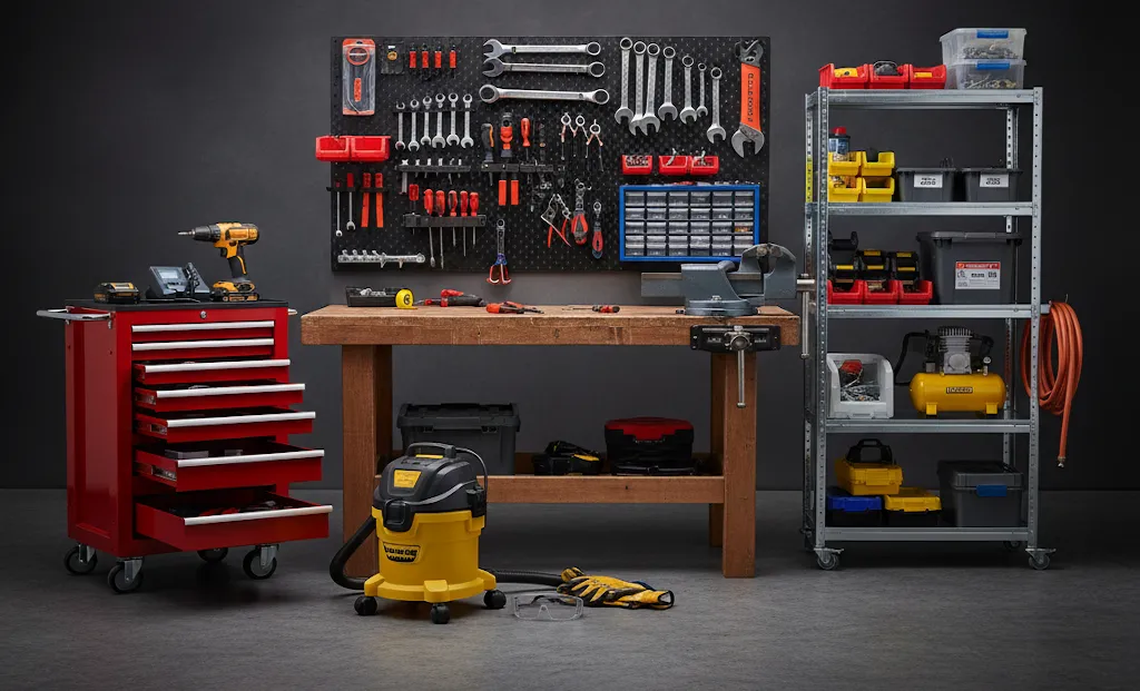 Matériel et aménagement de l'atelier