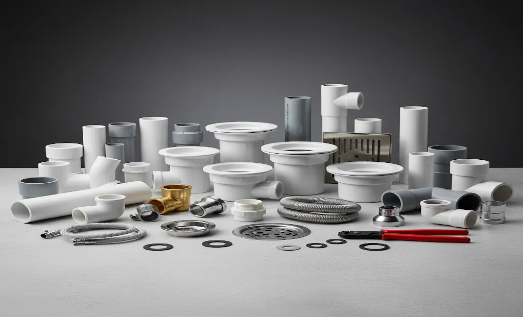 Evacuation des eaux :evier lavabo douche etc…